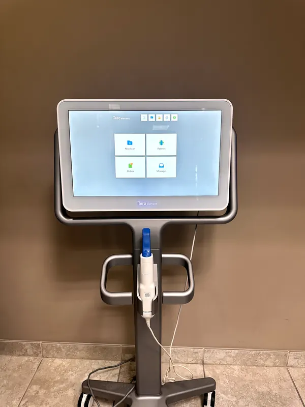 iTero Element scanner ready for a new scan